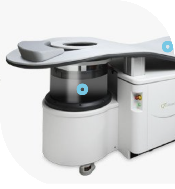 The state-of-the-art QT imaging machine, providing accurate and comfortable breast cancer detection.